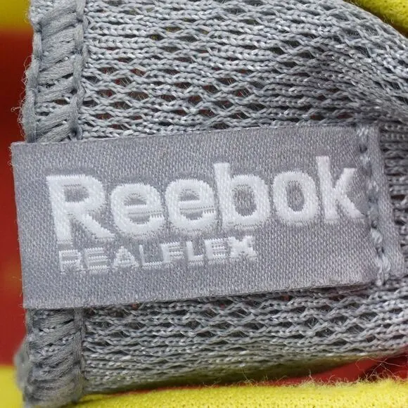 Reebok RealFlex 3D Women's 11 Running Shoes Gray Yellow  Trainer Sneakers V45962
