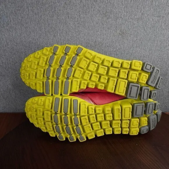 Reebok RealFlex 3D Women's 11 Running Shoes Gray Yellow  Trainer Sneakers V45962
