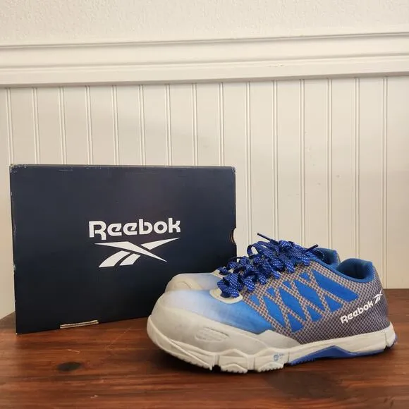 Reebok Women's Size 10 Work Speed‎ TR Composite Toe Sneakers Safety Shoes Blue