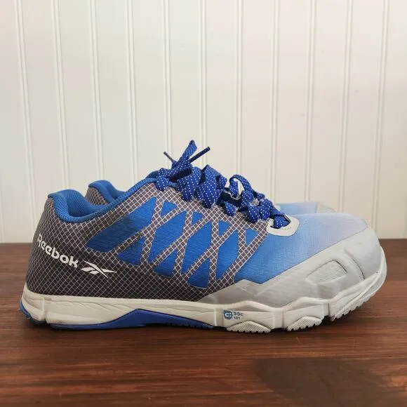 Reebok Women's Size 10 Work Speed‎ TR Composite Toe Sneakers Safety Shoes Blue