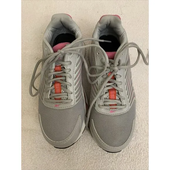 Reebok Work Zig Composite Toe Shoes Gray Pink Womens 5.5