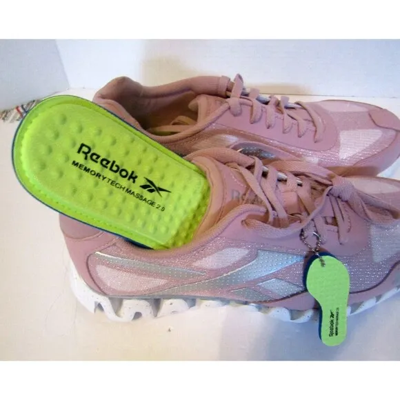 Reebok Work Zig Pulse Pink Sneakers Athletic Work Shoes EH Comp Toe Size 12M NIB