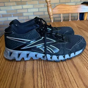 Reebok Zigdynamic Black Silver Zig Tech Dynamic Running Shoes Men’s Size 12