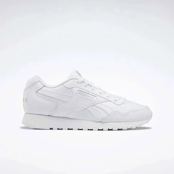 Reebok Glide GZ2321 Sneakers Men's 13 White Grey Leather Lifestyle Shoes TF371