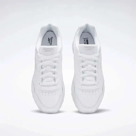 Reebok Glide GZ2321 Sneakers Men's 13 White Grey Leather Lifestyle Shoes TF371
