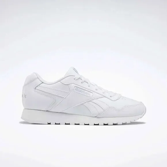 Reebok Glide GZ2321 Sneakers Men's 13 White Grey Leather Lifestyle Shoes TF371