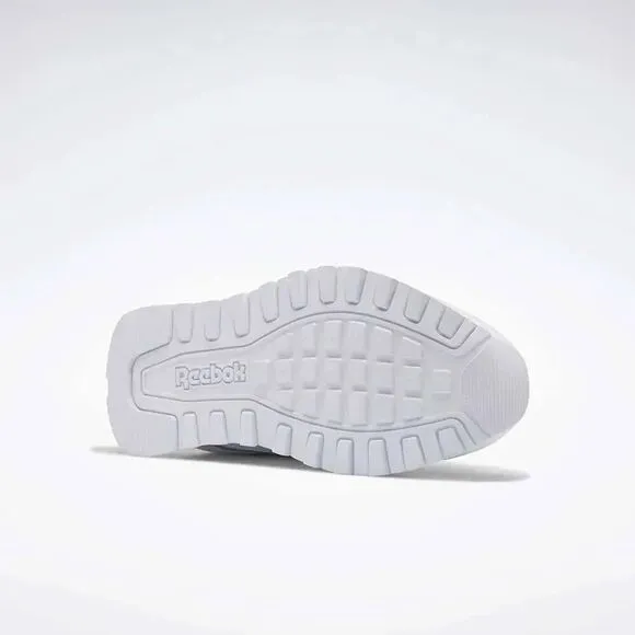 Reebok Glide GZ2321 Sneakers Men's 13 White Grey Leather Lifestyle Shoes TF371