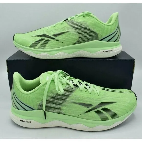 Reebok Mens Size 9 Floatride Run Fast 3.0 Neon Mint Green Running Shoes Sneakers