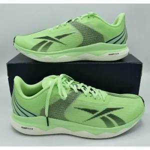 Reebok Mens Size 9 Floatride Run Fast 3.0 Neon Mint Green Running Shoes Sneakers