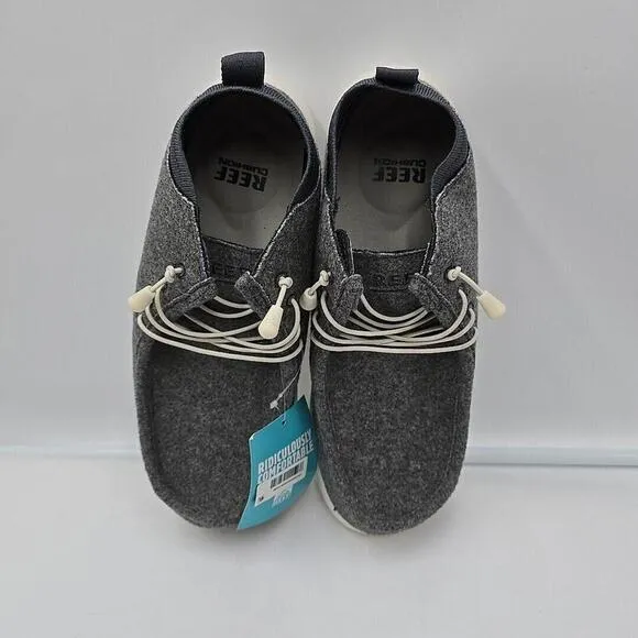 Reef Cushion Coast Mid Slip On Casual Shoes Iron Grey Cushioned 12 Mens
