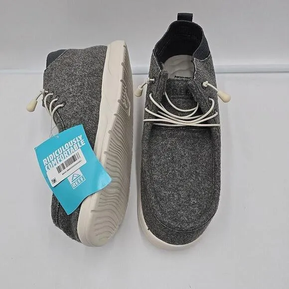 Reef Cushion Coast Mid Slip On Casual Shoes Iron Grey Cushioned 12 Mens