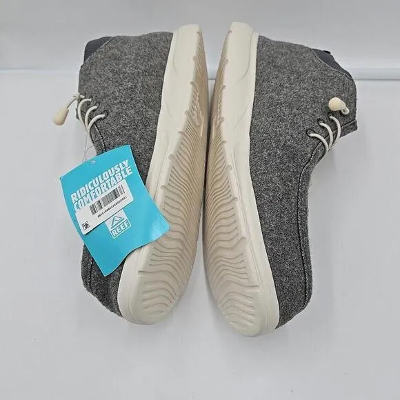 Reef Cushion Coast Mid Slip On Casual Shoes Iron Grey Cushioned 12 Mens