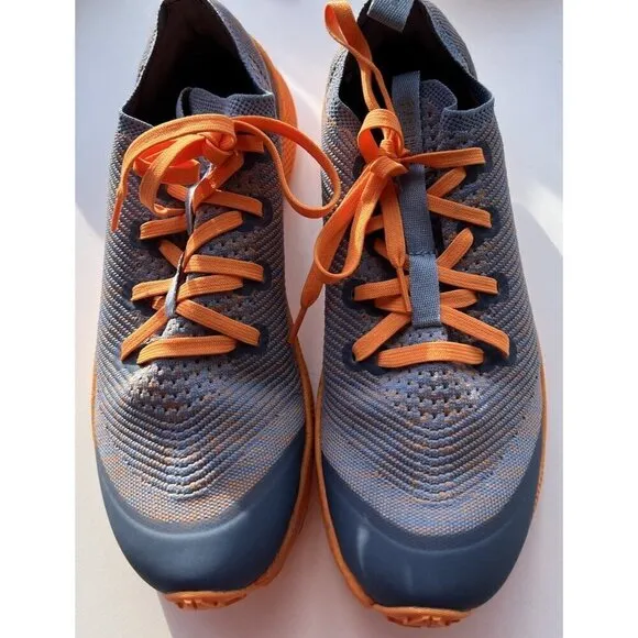 REI CO-OP Swiftland MT 23990 Men’s Sz 9.5 Trail Running Shoes Orange Gray