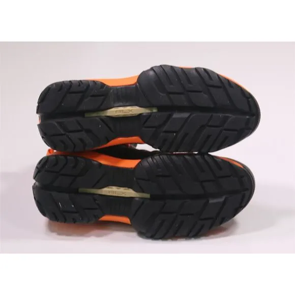 RLX Ralph Lauren X Abridge Ranger Hiking Boots Black Orange Men's US 9