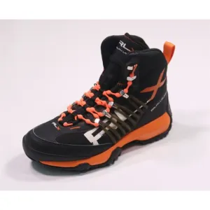 RLX Ralph Lauren X Abridge Ranger Hiking Boots Black Orange Men's US 9