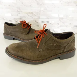 Rockport Shoes Mens 8 Leather Brown Oxford Lace Up Dress Casual‎ Trutech Work