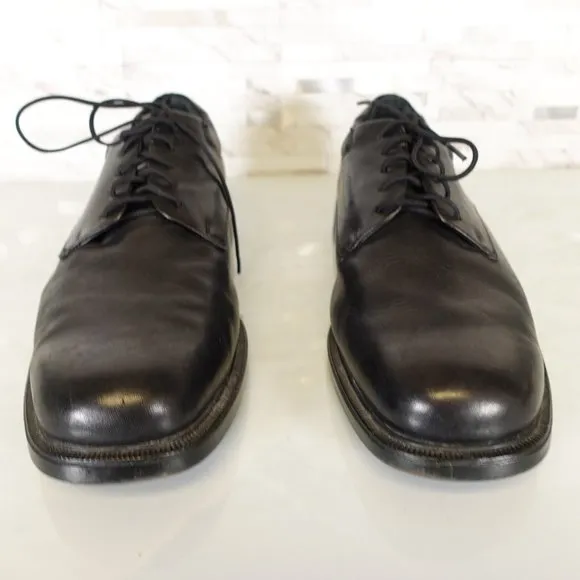 Rockport Shoes Mens Leather Size 11 Black Lace Up Derby Dress Casual Work WIDE