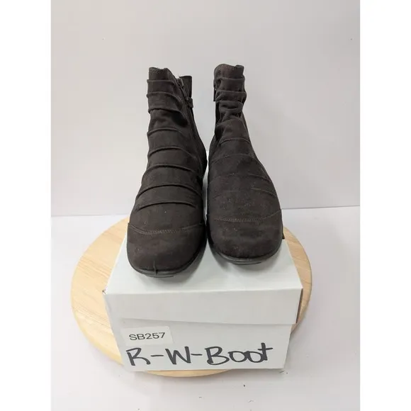 Romika Josef Seibel Citytex Waterproof Suede Ankle Boots Brown Womens 37 6-6.5