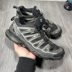Salomon Men's X Ultra  2 GTX Black Lace-Up Hiking Boots Size 9.5