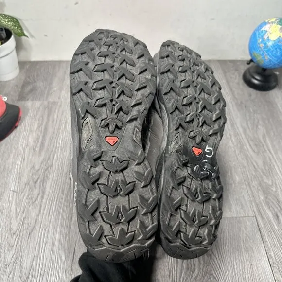 Salomon Men's X Ultra  2 GTX Black Lace-Up Hiking Boots Size 9.5