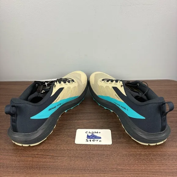Salomon Sense Ride 5 Peacock Blue Athletic Running Shoes Sneakers Men’s Sz 13