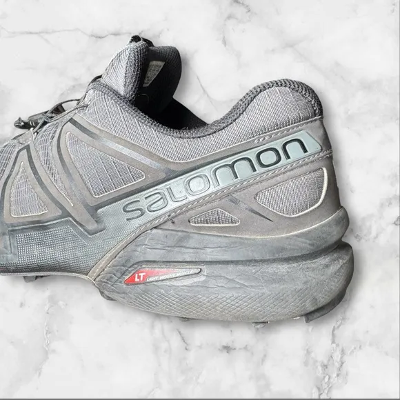 Salomon Speedcross 4 Men’s 11.5 Gray  Athletic Running Trail Shoes 392253