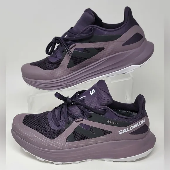 Salomon Ultra Flow Gore-Tex Women's Size 9.5 Sneakers Running Shoes Purple New