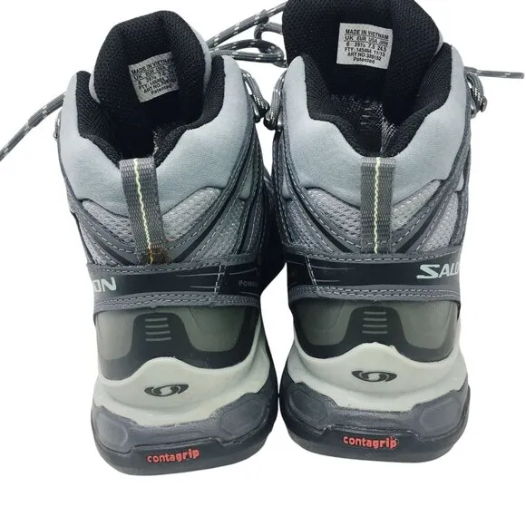 Salomon Women's X Ultra Mid GTX Hiking Boots Waterproof Women's Size 7.5