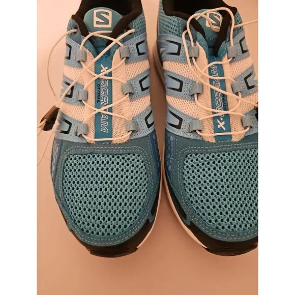 Salomon X-Scream Trail‎ Light Weight Muscle Running Shoes Sneaker 8.5 Blue