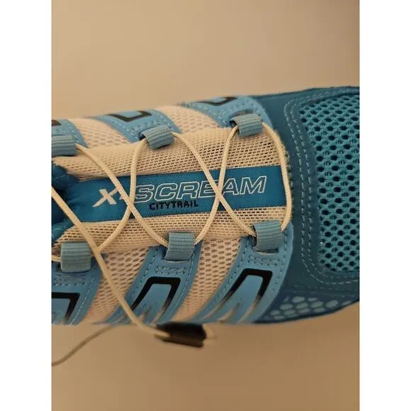 Salomon X-Scream Trail‎ Light Weight Muscle Running Shoes Sneaker 8.5 Blue