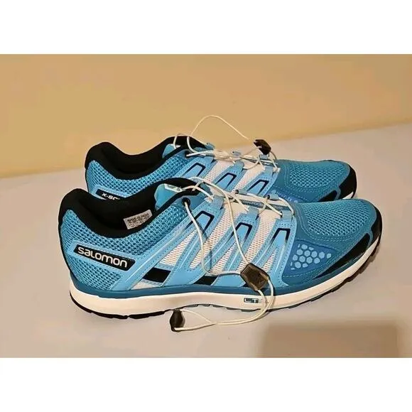 Salomon X-Scream Trail‎ Light Weight Muscle Running Shoes Sneaker 8.5 Blue