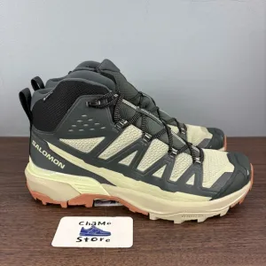 Salomon X Ultra 360 Edge Mid Gore-Tex Hiking Boots Green 474599 Men’s Size