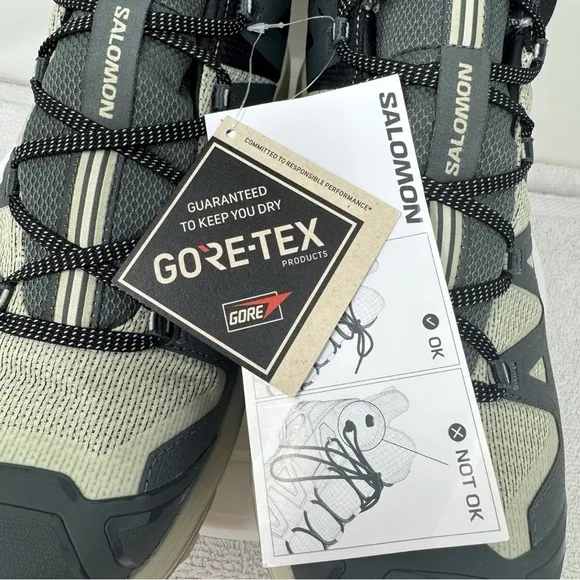 Salomon X Ultra 360 Edge Mid Gore-Tex Hiking Boots Men’s Size 11.5 Green NWOB