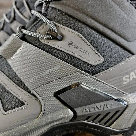 Salomon X Ultra 4 Mid Gore-Tex Hiking Boots Black Magnet L41383400 - Men's 10.5