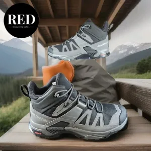 Salomon X Ultra 4 Mid Gore-Tex Hiking Boots Black Magnet L41383400 - Men's 10.5