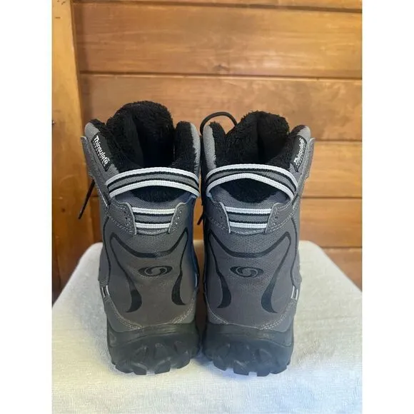 Salomon Men's Snowtrip TS Waterproof Winter Shoes Sz 9.5 Gray