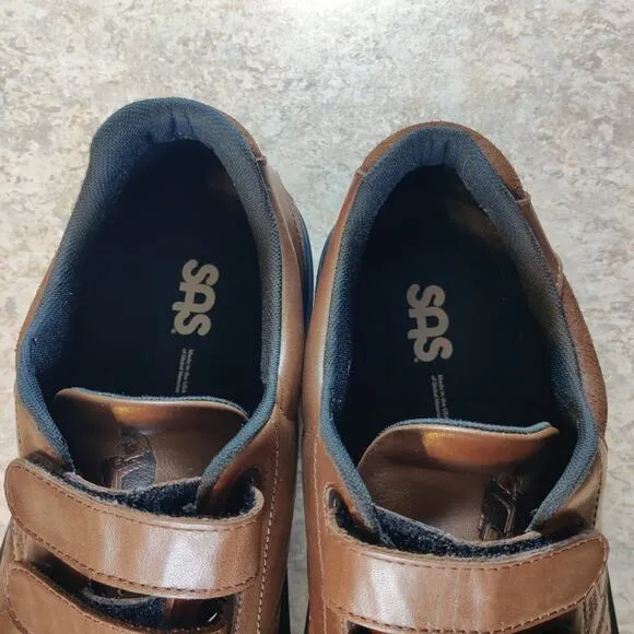 SAS High Street V Shoes Mahogany Sneaker Men Size 11 W Made In USA * Worn Once *
