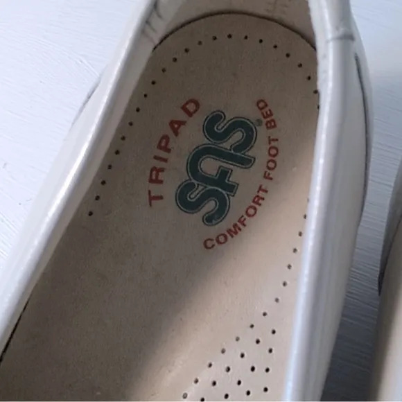 SAS Tripad Easier Mocha Leather Slip On Loafers Shoes Flats Size 10 work