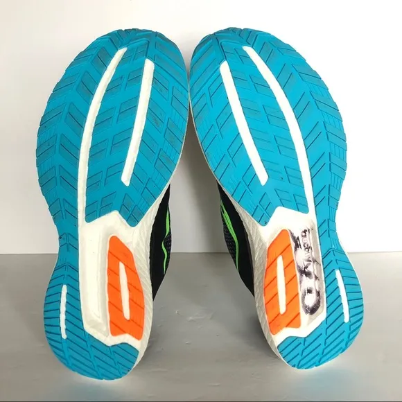 Saucony 2 Triumph 18 Blue Green Neon Men Athletic Shoes 14