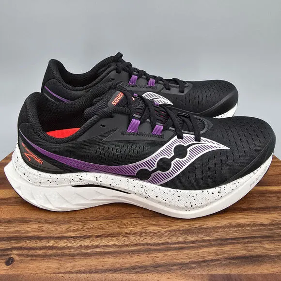 Saucony Endorphin Speed 4 Shoes Women's 11 Black Purple Running Sneakers