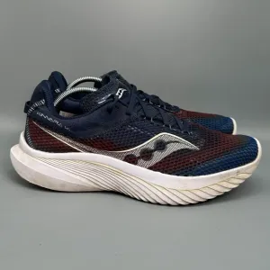 Saucony Kinvara 14 Men's 10.5 Blue Running Athletic Sneakers Lace Up Low Top