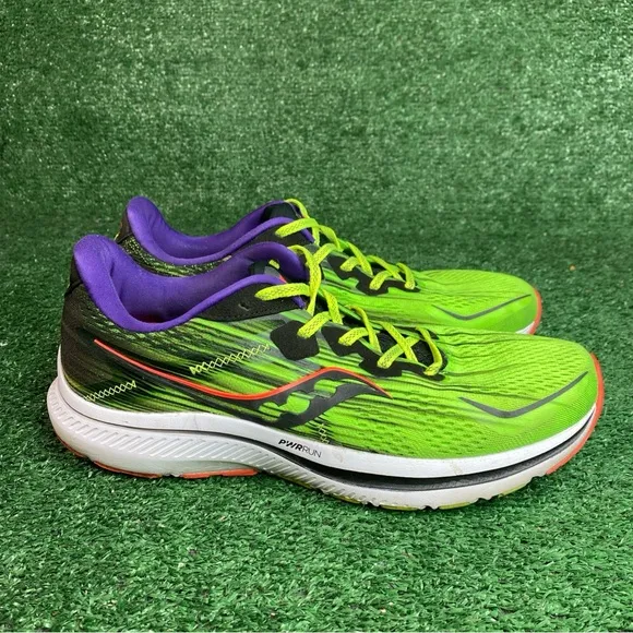 Saucony Omni 20 Vizi Pro Men’s Size 10 Running Shoes S20681-65 Green Sneakers