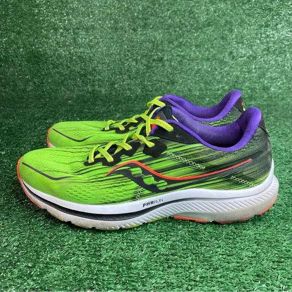 Saucony Omni 20 Vizi Pro Men’s Size 10 Running Shoes S20681-65 Green Sneakers