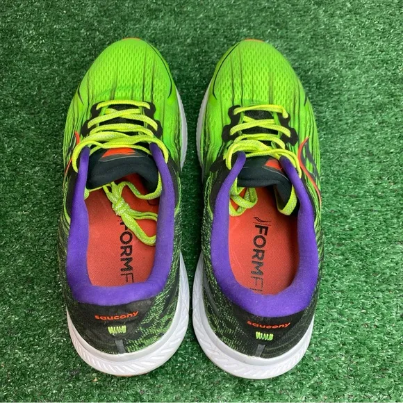 Saucony Omni 20 Vizi Pro Men’s Size 10 Running Shoes S20681-65 Green Sneakers