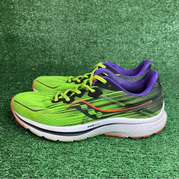Saucony Omni 20 Vizi Pro Men’s Size 10 Running Shoes S20681-65 Green Sneakers