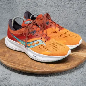 Saucony Ride 16 Men's Size 10 Marigold Lava Athletic Shoes Sneakers S20830-25