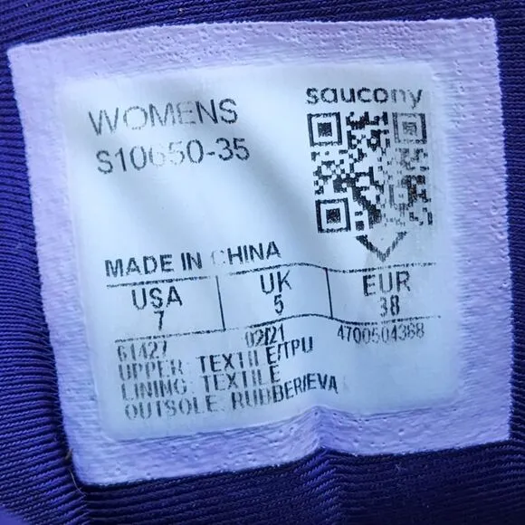 SAUCONY RIDE 14 - Womens Running Shoes - SIZE 7
