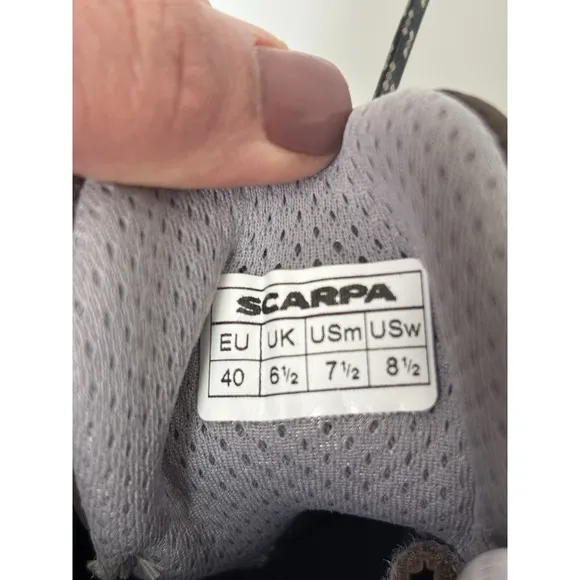 Scarpa Boots Unisex EU 40 Mens 7.5 Womens 8.5 Gore Tex Gorpcore Hiking Outdoor