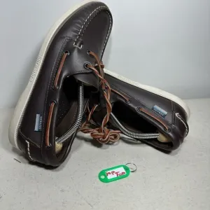 Sebago Docksides Brown Leather Low Top Casual Boat Shoes Men’s 8,5
