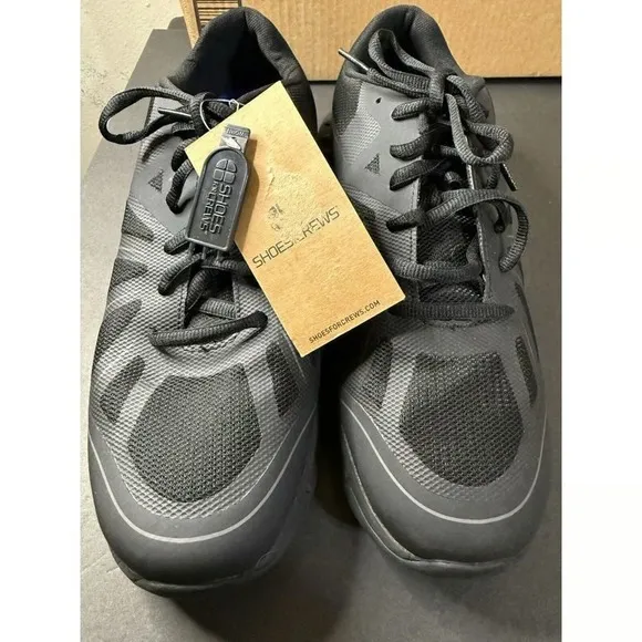 Shoes For Crews Endurance II Mens Black Sneaker Slip Resistant Sz 12 22782W Work